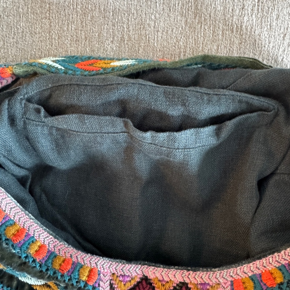 Johnny Was Velvet Slouch Bag - Picture 3 of 6